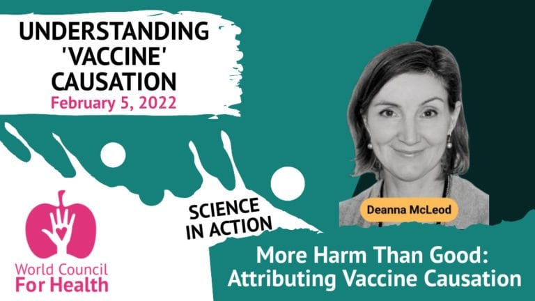 UVC: Deanna McLeod: More Harm Than Good: Attributing Vaccine Causation