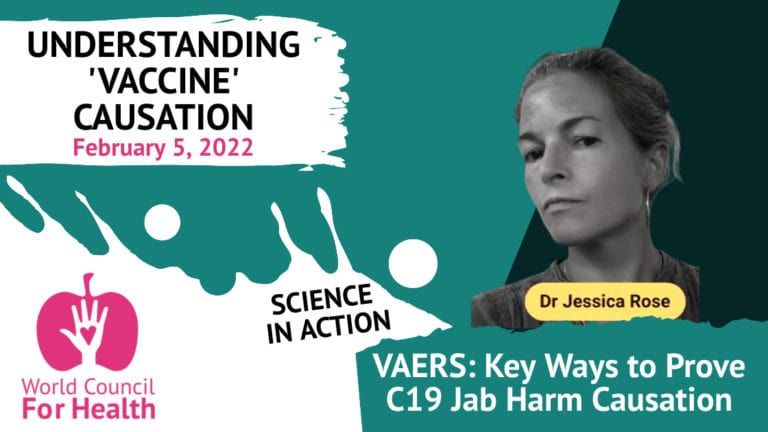UVC: Dr. Jessica Rose: VAERS: Key Ways to Prove C19 Jab Harm Causation