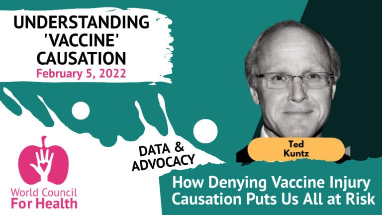UVC: Ted Kuntz: How Denying Vaccine Injury Causation Puts Us All at Risk