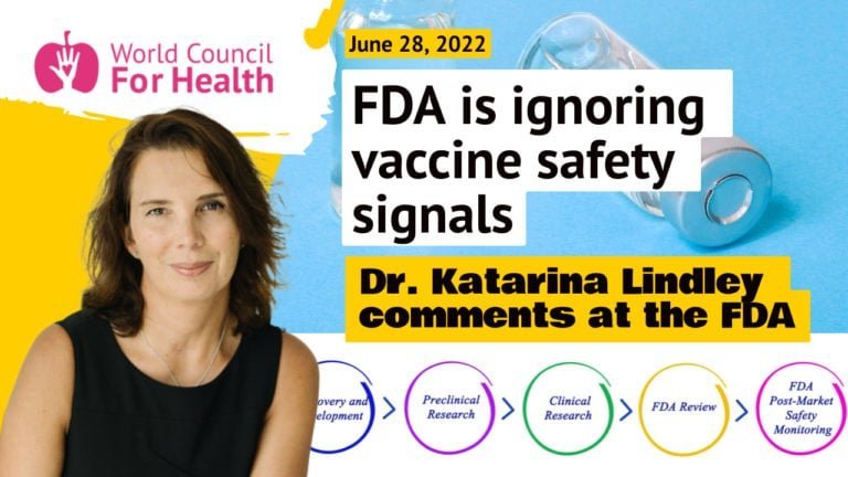 Dr. Katarina Lindley Comments at the FDA Vaccines and Related Biological Products Advisory Committee