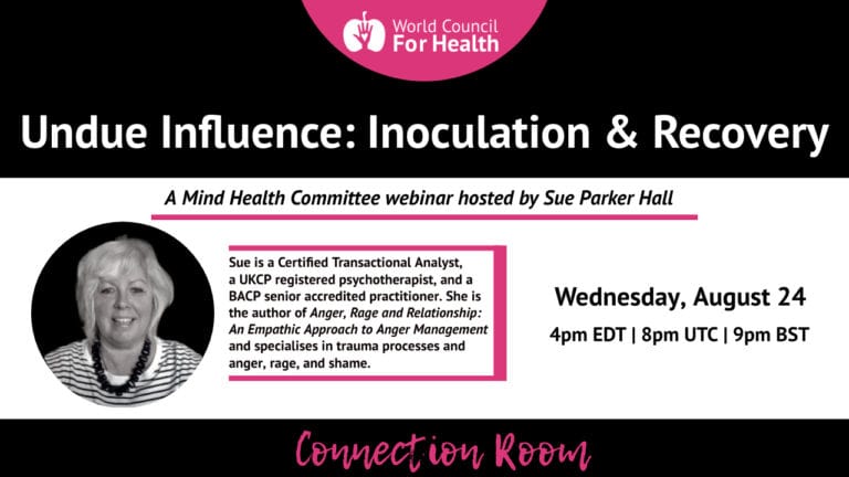 Undue Influence: Inoculation & Recovery | Mind Health Connection Room