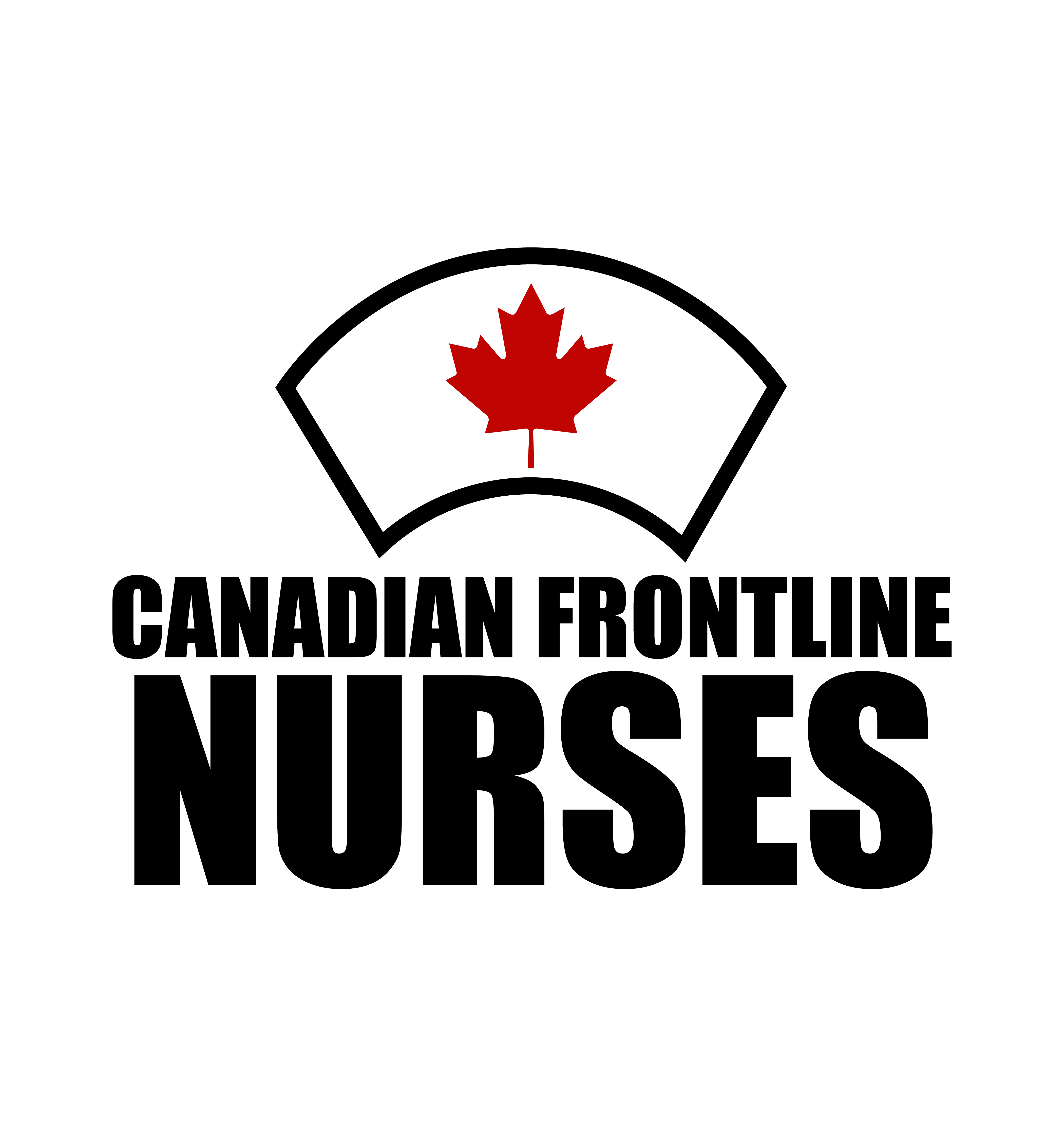 Canadian Frontline Nurses black print