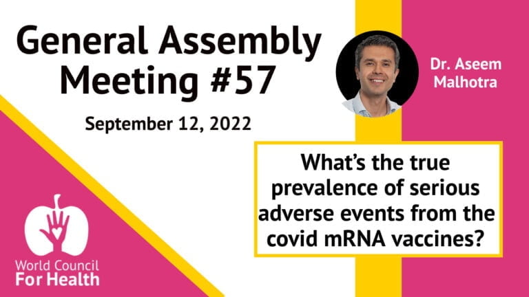 Dr. Aseem Malhotra: The True Prevalence of Serious Adverse Events from the Covid mRNA Vaccines