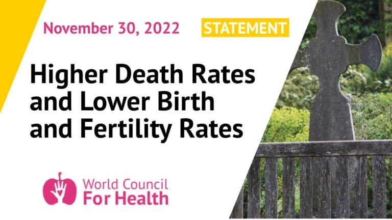 Higher Death Rates and Lower Birth and Fertility Rates