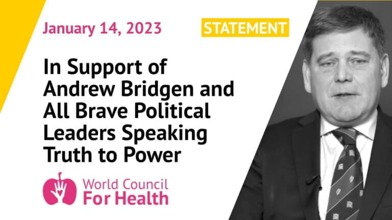 In Support of Andrew Bridgen and All Brave Political Leaders Speaking Truth to Power