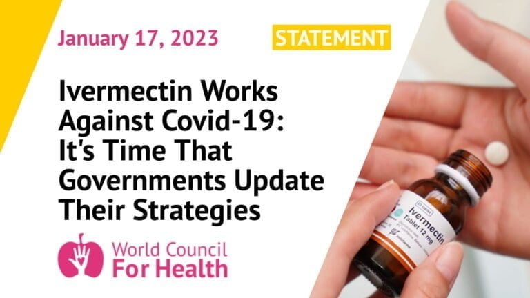Ivermectin Works Against Covid-19: It’s Time That Governments Update Their Covid Strategies