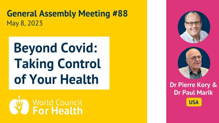 Dr Pierre Kory & Dr Paul Marik — Beyond Covid: Taking Control of Your Health