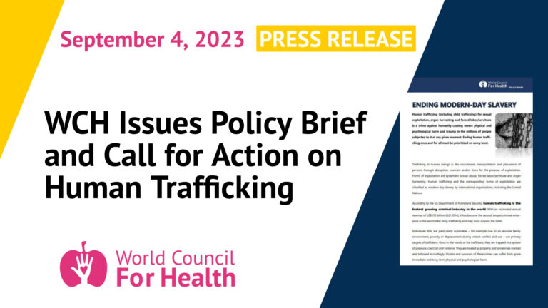 WCH Issues Policy Brief and Call for Action on Human Trafficking