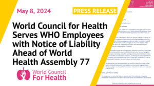notice of liability world health organization