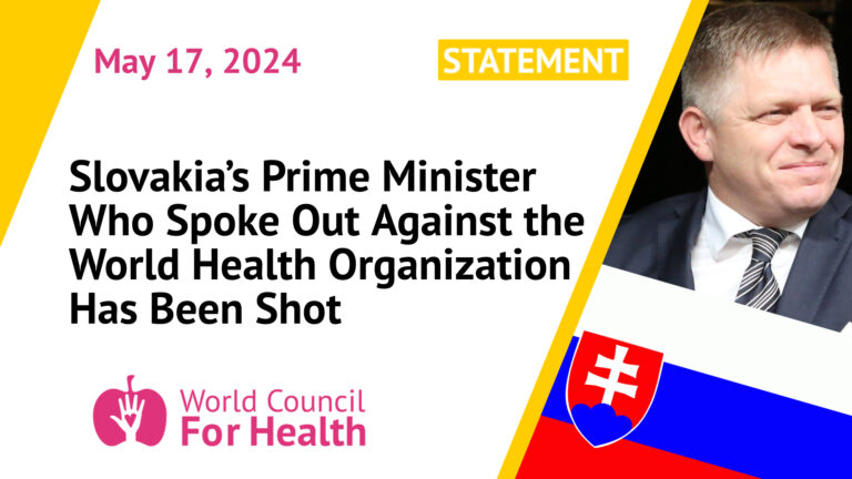 Slovakia’s PM Who Spoke Out Against the WHO Has Been Shot